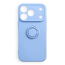 Заредете изображение във визуализатора на галерията – Case for iPhone 18 Pro / 17 Pro Silicone Ring light blue
