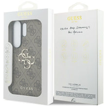 Заредете изображение във визуализатора на галерията – GUESS case for SAMSUNG S26 Ultra GUHCS26L4GMGBR (4G Big Metal Logo) brown
