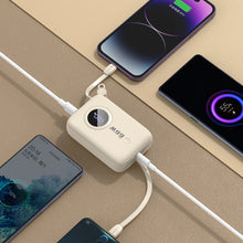 Заредете изображение във визуализатора на галерията – Powerbank Dudao K14 USB-A / USB-C 10000mAh - beige
