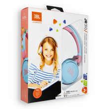 Заредете изображение във визуализатора на галерията – Wired headset JBL JR310 blue pink
