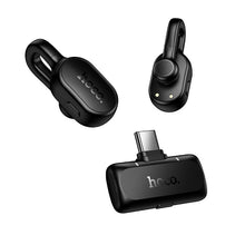 Заредете изображение във визуализатора на галерията – Wireless lavalier microphone USB C Hoco L27 black
