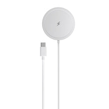 Заредете изображение във визуализатора на галерията – Wireless charger BLUE STAR Charing Pad 15w compatible with MagSafe white
