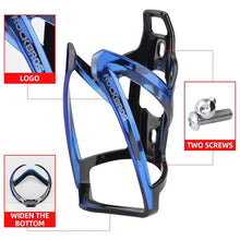 Заредете изображение във визуализатора на галерията – Rockbros FK338 bicycle holder for water bottle - black and blue
