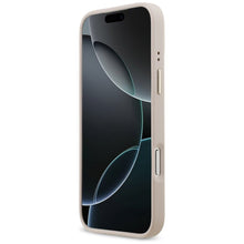 Заредете изображение във визуализатора на галерията – GUESS case for IPHONE 17 Pro Max compatible with MagSafe GUHMP17XP4GRMDEP (PU W/ 4G Strass Logo) pink
