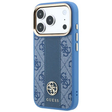Заредете изображение във визуализатора на галерията – Case for IPHONE 18 Pro/17 Pro compatible with MagSafe (Stripe Round and Classic Logos 4G) blue
