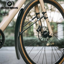Заредете изображение във визуализатора на галерията – Rockbros 28210007001 bicycle fender, universal, adjustable - black
