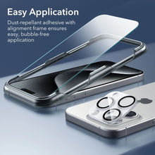 Заредете изображение във визуализатора на галерията – ESR Classic Pro Set Halolock MagSafe case + glass for display and camera for iPhone 15 Pro Max - transparent
