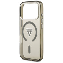 Заредете изображение във визуализатора на галерията – GUESS case for IPHONE 17 Pro Max compatible with MagSafe GUHMP17XHGTMLCGA (IML Gradient W/ Triangle Logo) khaki
