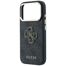Заредете изображение във визуализатора на галерията – GUESS case for IPHONE 18 Pro / 17 Pro GUE005481 (PU FW Resin Logo) black
