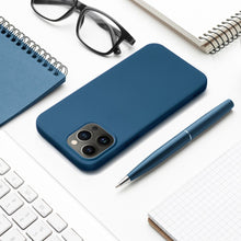 Заредете изображение във визуализатора на галерията – SILICONE case for IPHONE 17 Pro Max blue
