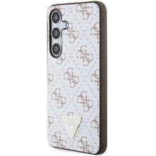 Заредете изображение във визуализатора на галерията – Guess 4G Triangle case for Samsung Galaxy S24 - white
