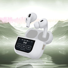 Заредете изображение във визуализатора на галерията – Dudao U19 in-ear TWS wireless Bluetooth 5.3 headphones with LED display - white
