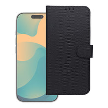Заредете изображение във визуализатора на галерията – Flip case for Xiaomi Redmi NOTE 17 4G / 5G 4Card RFID anti-theft tech fabric black
