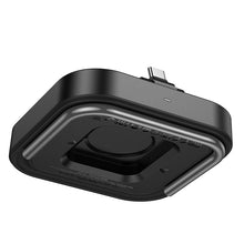 Заредете изображение във визуализатора на галерията – HOCO desktop charger 2in1 Type C + wireless charging 5W PD QC 3A 30W CQ16B black
