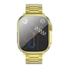 Заредете изображение във визуализатора на галерията – HOCO smartwatch Y12 Ultra smart sports watch (call version) light gold
