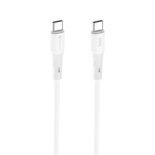 Заредете изображение във визуализатора на галерията – FORCELL F-ENERGY C344 cable Type C to Type C QC4.0 PD 3A 60W Silicone 1 m white
