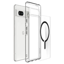 Заредете изображение във визуализатора на галерията – Spigen Ultra Hybrid OneTap Ring case with MagSafe for Google Pixel 7A - black
