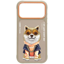 Заредете изображение във визуализатора на галерията – NIMMY case GLASSES COOL DOG for IPHONE 18 Pro/17 Pro beige

