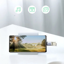 Заредете изображение във визуализатора на галерията – Ugreen US270 USB-C (Male) / USB-A 3.0 (Female) Adapter with Lanyard - Gray
