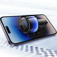 Заредете изображение във визуализатора на галерията – Car charger Hoco USB A + 2xUSB C PD QC3.0 57W Z69B black
