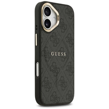 Заредете изображение във визуализатора на галерията – GUESS case for IPHONE 17 compatible with MagSafe GUHMP17SP4MSEGCK (PU 4G W/ Classic) black
