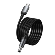 Заредете изображение във визуализатора на галерията – Cable USB C to DC 5,5mm Hoco 12V/1A 1m X129 Advantage black
