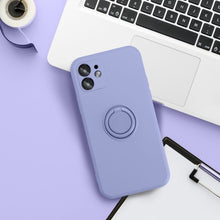 Заредете изображение във визуализатора на галерията – SILICONE RING case for XIAOMI Redmi Note 14 4G violet
