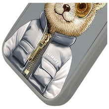 Заредете изображение във визуализатора на галерията – NIMMY case COOL&amp;CUTE 2.0 Bear for IPHONE 16 Pro Max gray
