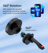 Заредете изображение във визуализатора на галерията – Choetech T205-F magnetic holder with 15 W inductive charger - black
