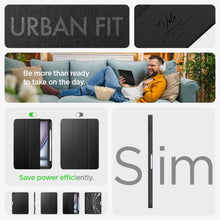 Заредете изображение във визуализатора на галерията – Spigen Urban Fit case for iPad Air 10.9'' 4/5 2020-2022 / 11.6'' 2024 - black
