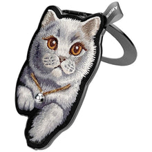 Заредете изображение във визуализатора на галерията – NIMMY magnetic hanger DENIM FASHION BRITISH SHORTHAIR CAT black
