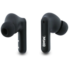 Заредете изображение във визуализатора на галерията – Wireless earphone ENC BMW TWS Leather Metal Logo BMW001138 dark blue
