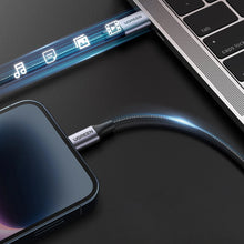 Заредете изображение във визуализатора на галерията – Ugreen US304 60759 Lightning - USB-C 2.0 MFi cable 1 m - gray

