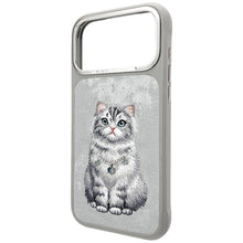 Заредете изображение във визуализатора на галерията – NIMMY case LUCKY FASHION CAT compatible with MagSafe for IPHONE 18 Pro Max/17 Pro Max grey

