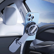 Заредете изображение във визуализатора на галерията – Ugreen CD380 magnetic holder with inductive charger for Tesla car - gray
