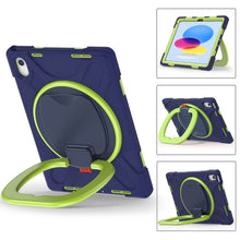 Заредете изображение във визуализатора на галерията – Tech-Protect X-Armor case for iPad 10.9" 2022 - navy blue and green
