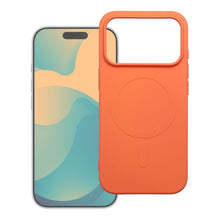Заредете изображение във визуализатора на галерията – Case for iPhone 18 Pro Max / 17 Pro Max Silicone Mag Cover compatible with MagSafe (big hole) orange
