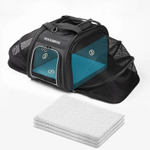 Заредете изображение във визуализатора на галерията – Rockbros 30140028001 transport bicycle bag for cats and dogs - black
