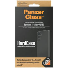 Заредете изображение във визуализатора на галерията – PanzerGlass HardCase with D3O® Bio and Military Grade Certification for Samsung Galaxy A25 5G - Transparent and Black

