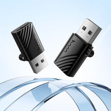 Заредете изображение във визуализатора на галерията – Card reader TF USB-A Hoco HB53 black
