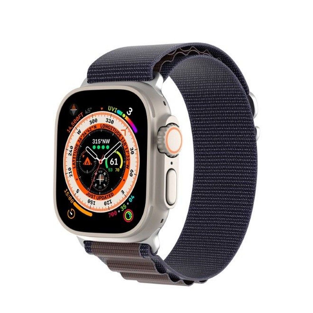 DUX DUCIS каишка GS найлонова за Apple Watch 42 / 44 / 45 / 49 мм индиго