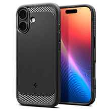 Заредете изображение във визуализатора на галерията – SPIGEN case RUGGED ARMOR MAG compatible with MagSafe for IPHONE 17 matte black
