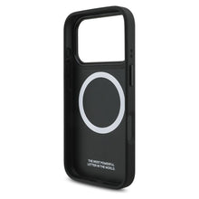 Заредете изображение във визуализатора на галерията – BMW case for IPHONE 17 Pro compatible with MagSafe BMHMP17L25PCCSCKR (PU Carbon Line &amp; Logo) red

