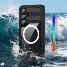 Заредете изображение във визуализатора на галерията – Case for Samsung S26 Waterproof Shellbox MARS with metal ring black
