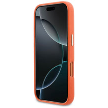 Заредете изображение във визуализатора на галерията – GUESS case for IPHONE 17 Pro Max GUHCP17X5PS4RGGO (PU FW Resin Logo) orange
