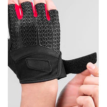 Заредете изображение във визуализатора на галерията – Rockbros S169BR XL cycling gloves with gel inserts - black and red
