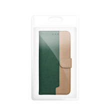 Заредете изображение във визуализатора на галерията – Flip case for Xiaomi Redmi NOTE 17 PRO 5G Split Book green and gold
