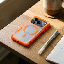 Заредете изображение във визуализатора на галерията – Case for iPhone 18 Pro / 17 Pro Forcell F-Protect BumperX Premium compatible with MagSafe orange
