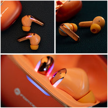 Заредете изображение във визуализатора на галерията – Forcell F-Audio Pulse Pro ANC + ENC Wireless In-Ear TWS Earbuds gold
