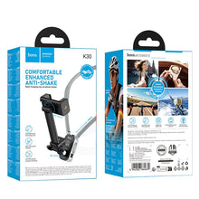 Заредете изображение във визуализатора на галерията – Neck universal phone holder Hoco K30 black gray
